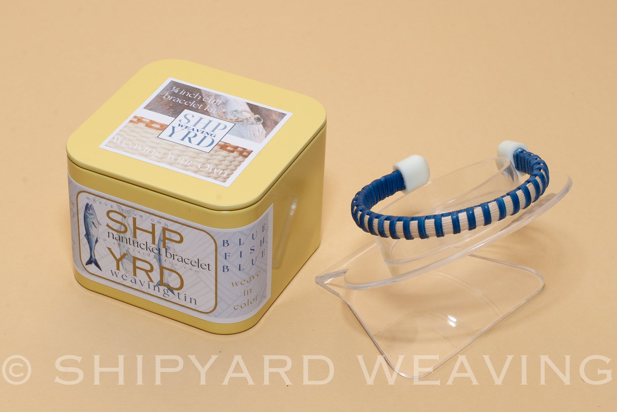 HBD BRACELET & 星刺繍ローブセット SHPYRD WEAVING TIN™️Weave Your Own Colorful Nantucket Bracelet